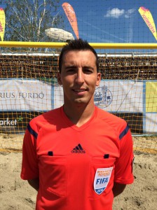 Javier Flores Carrasco en la Fase Final Liga Europea 2014 de fútbol playa